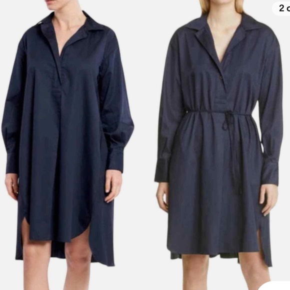 La Ligne Franca Dress in Navy - Picture 3 of 5